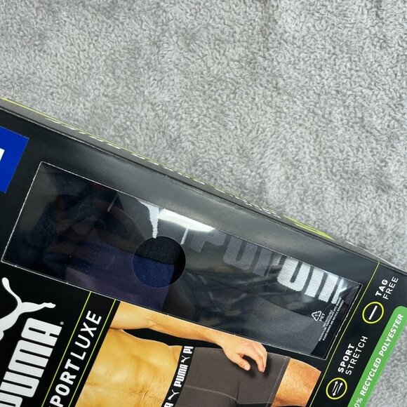 NEW Puma Sportluxe Men's L Performance Boxer Briefs 5-Pack Moisture - Picture 3 of 6